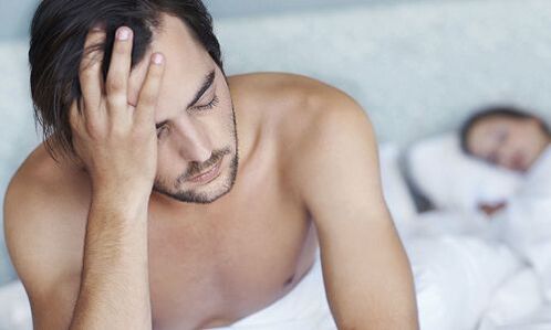 Prostatitis is often accompanied by a lack of sexual desire in men
