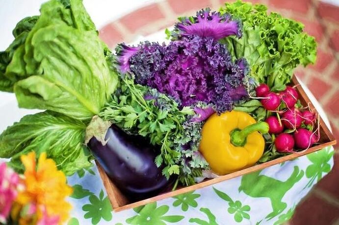 vegetables and herbs for prostatitis