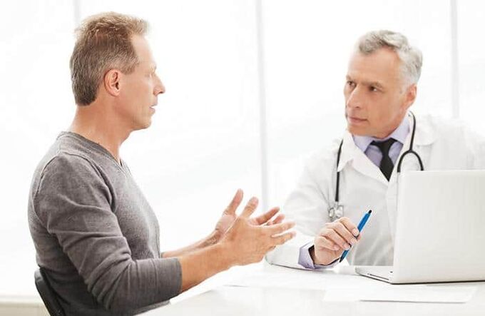 Special counseling for prostatitis symptoms